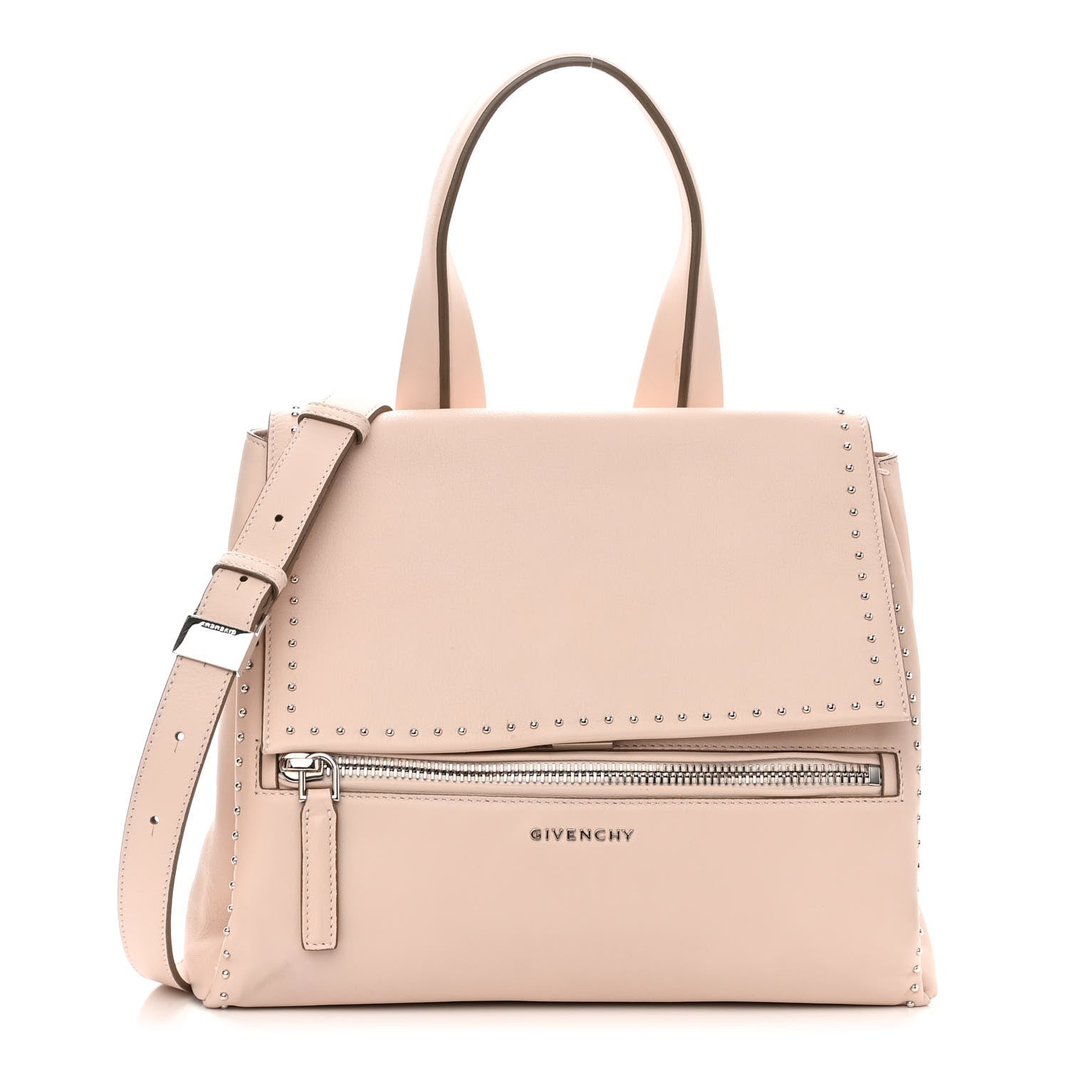 Givenchy Calfskin Mini Studded Pandora Pure Flap Bag Sand 1 of 11