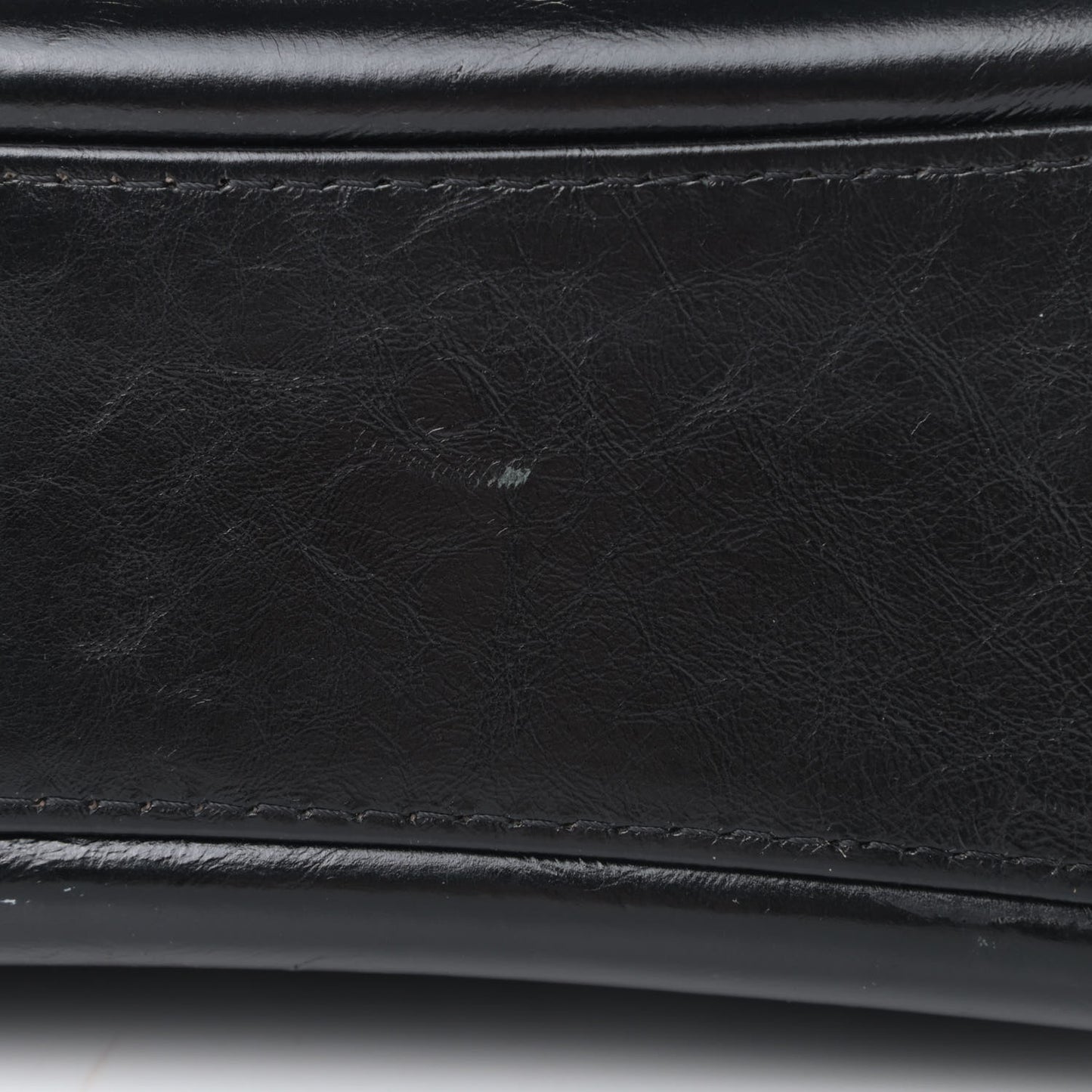 Aged Calfskin Quilted Medium Gabrielle Hobo Black