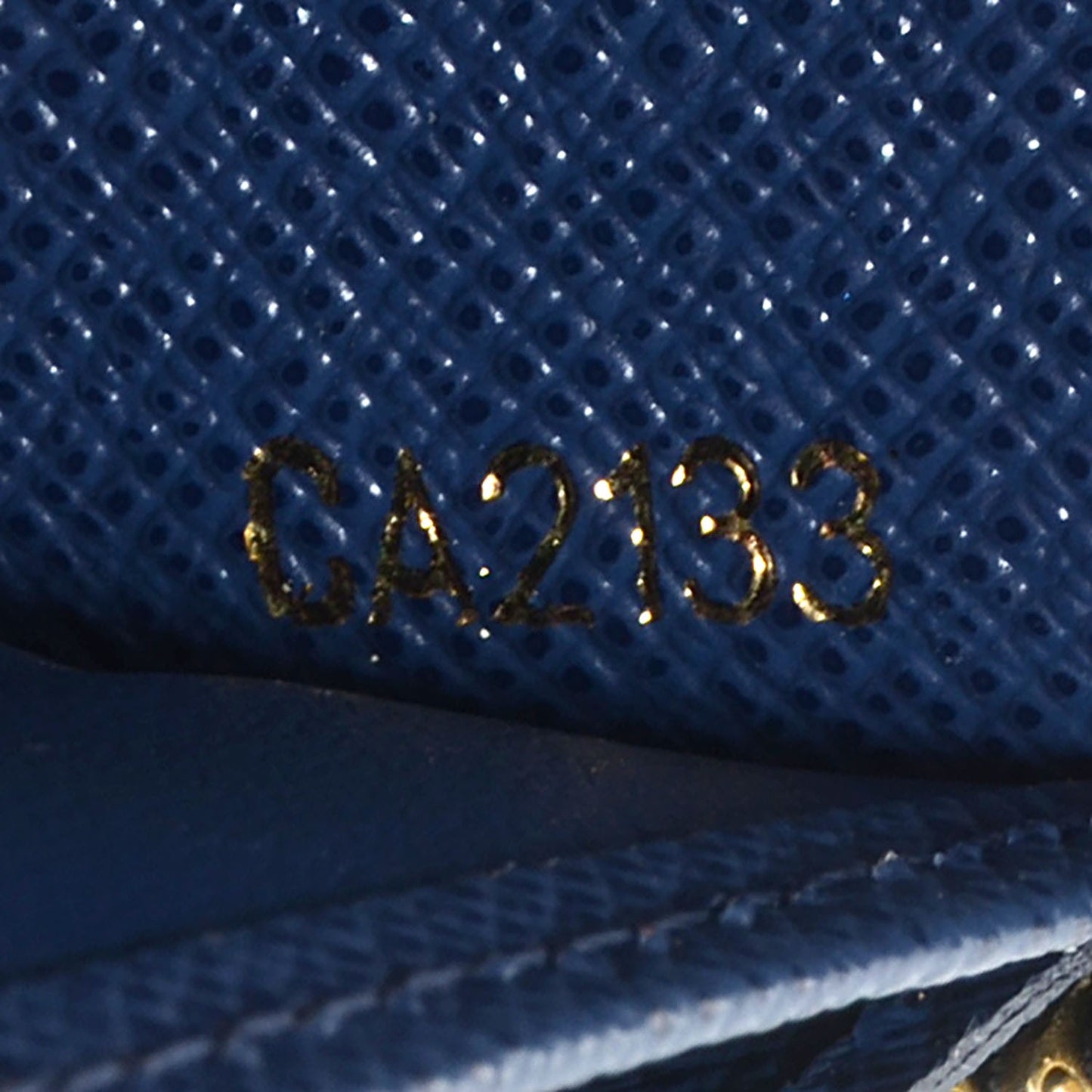 Damier Paillettes Zippy Wallet Blue