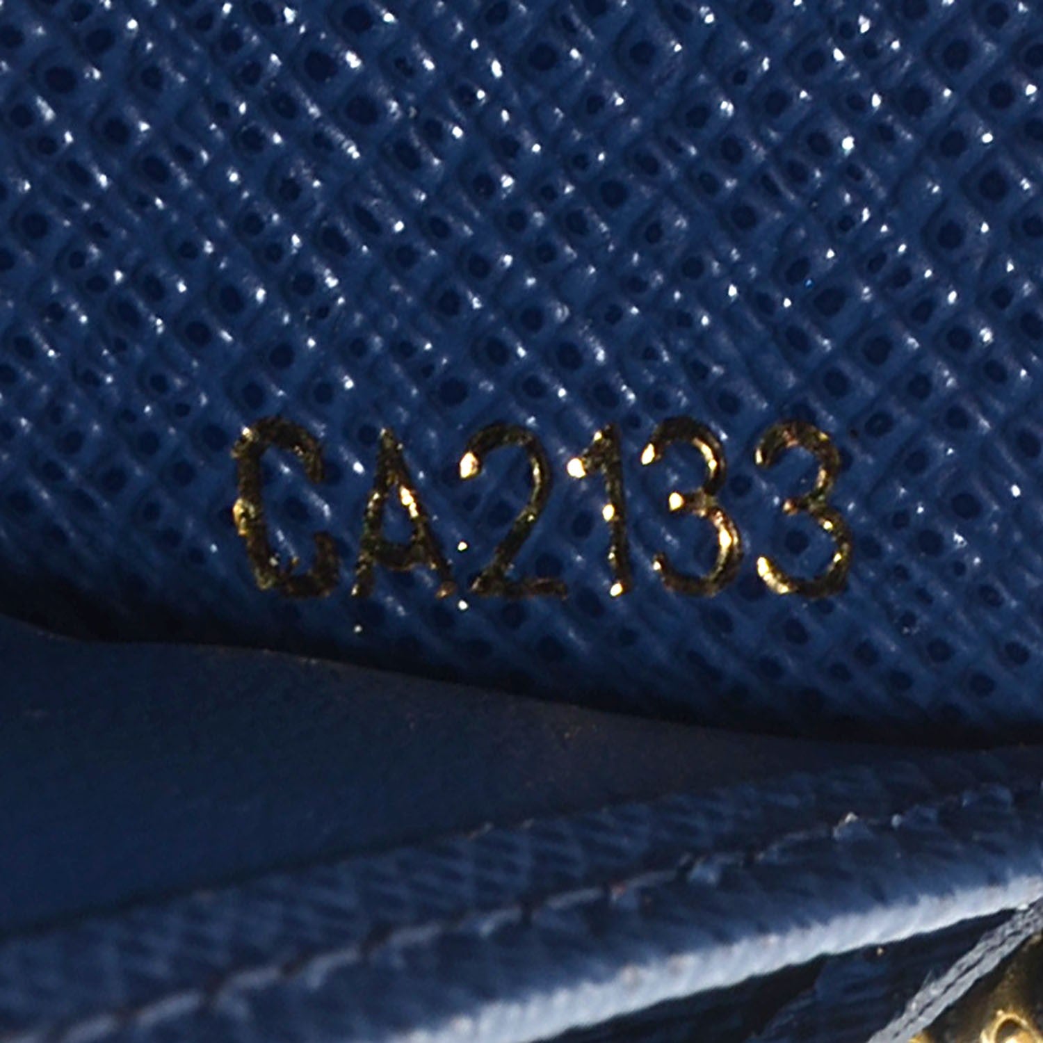 Louis Vuitton Damier Paillettes Zippy Wallet Blue 7 of 7
