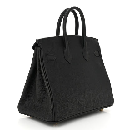 Hermes Togo Birkin 25 Black 3 of 11