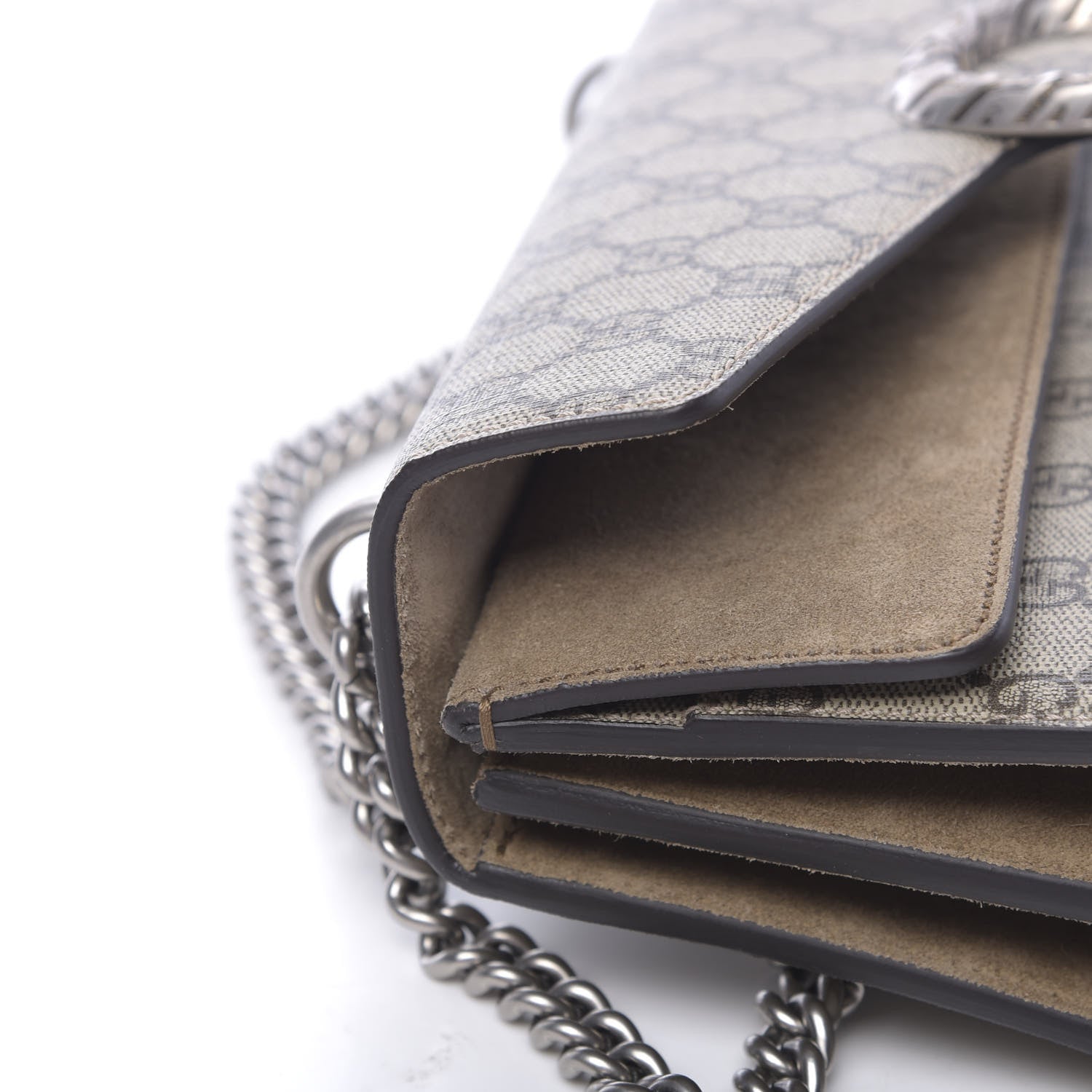 Gucci GG Supreme Monogram Small Dionysus Shoulder Bag Taupe 10 of 19