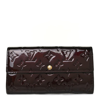 Louis Vuitton Vernis Sarah Wallet Amarante 1 of 11