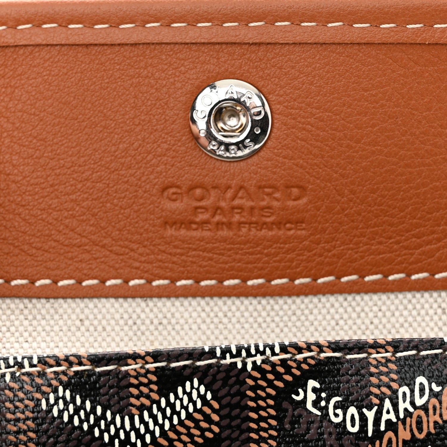 Goyard Goyardine Reversible Mini Anjou Black Gold 10 of 17
