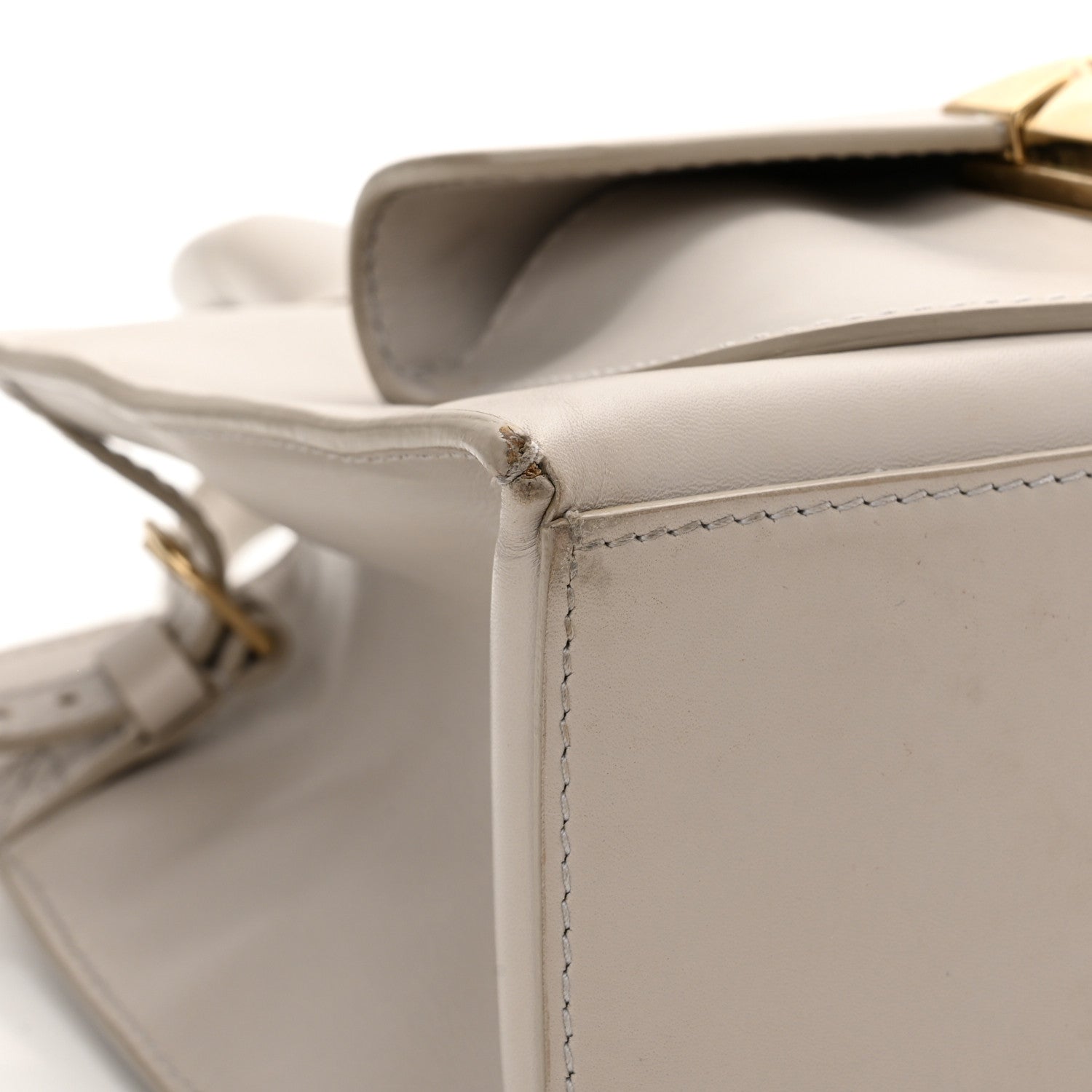 Balenciaga Calfskin Padlock Mini All Afternoon Tote Gris Glace 12 of 20