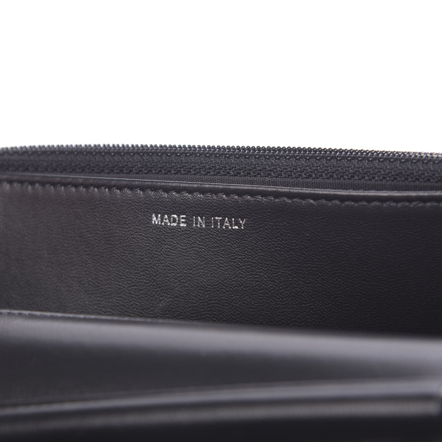 Lambskin Quilted Boy Wallet On Chain WOC Black