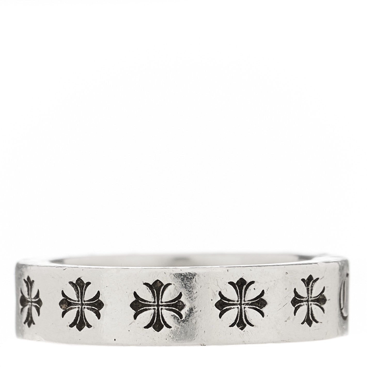 Sterling Silver Cross CH Forever Spacer Ring 63 10.25