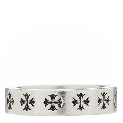 Chrome Hearts Sterling Silver Cross CH Forever Spacer Ring 63 10.25 1 of 5