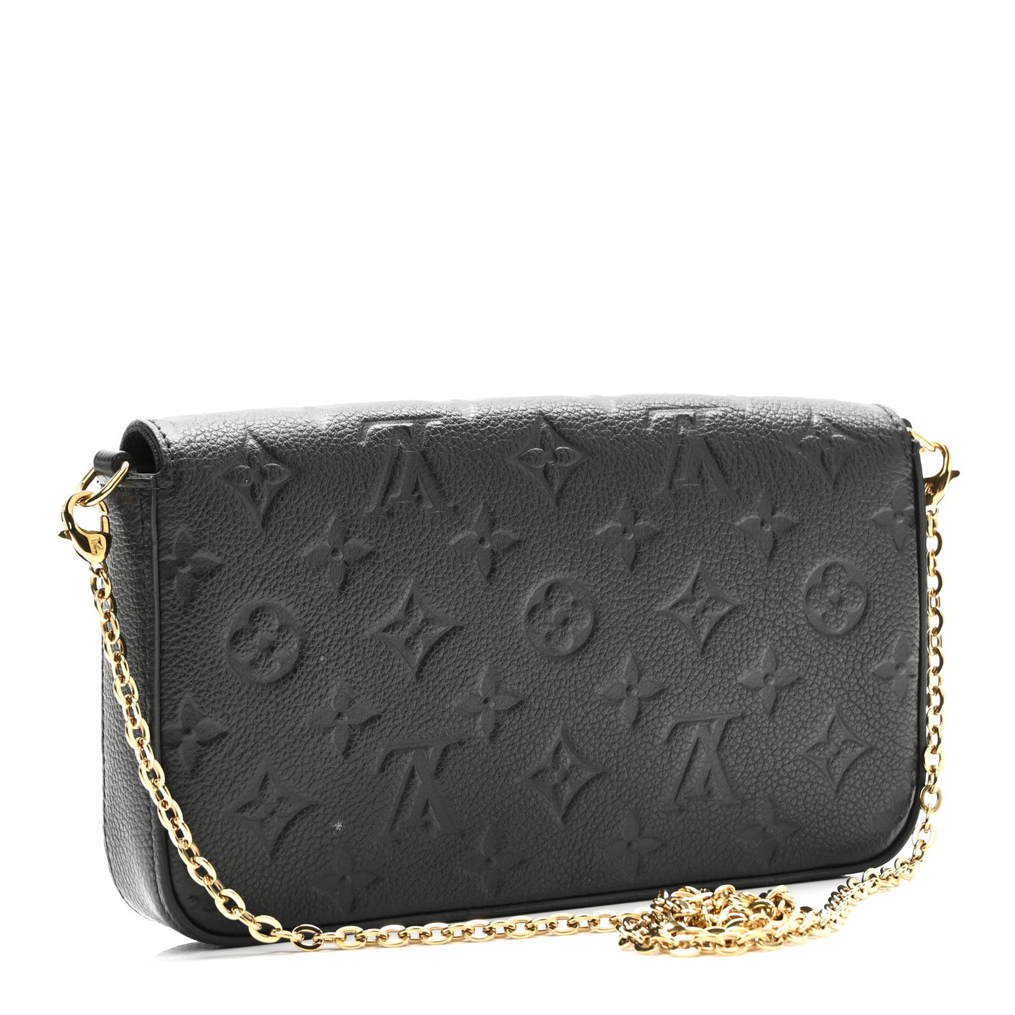 Empreinte Pochette Felicie Chain Wallet Black