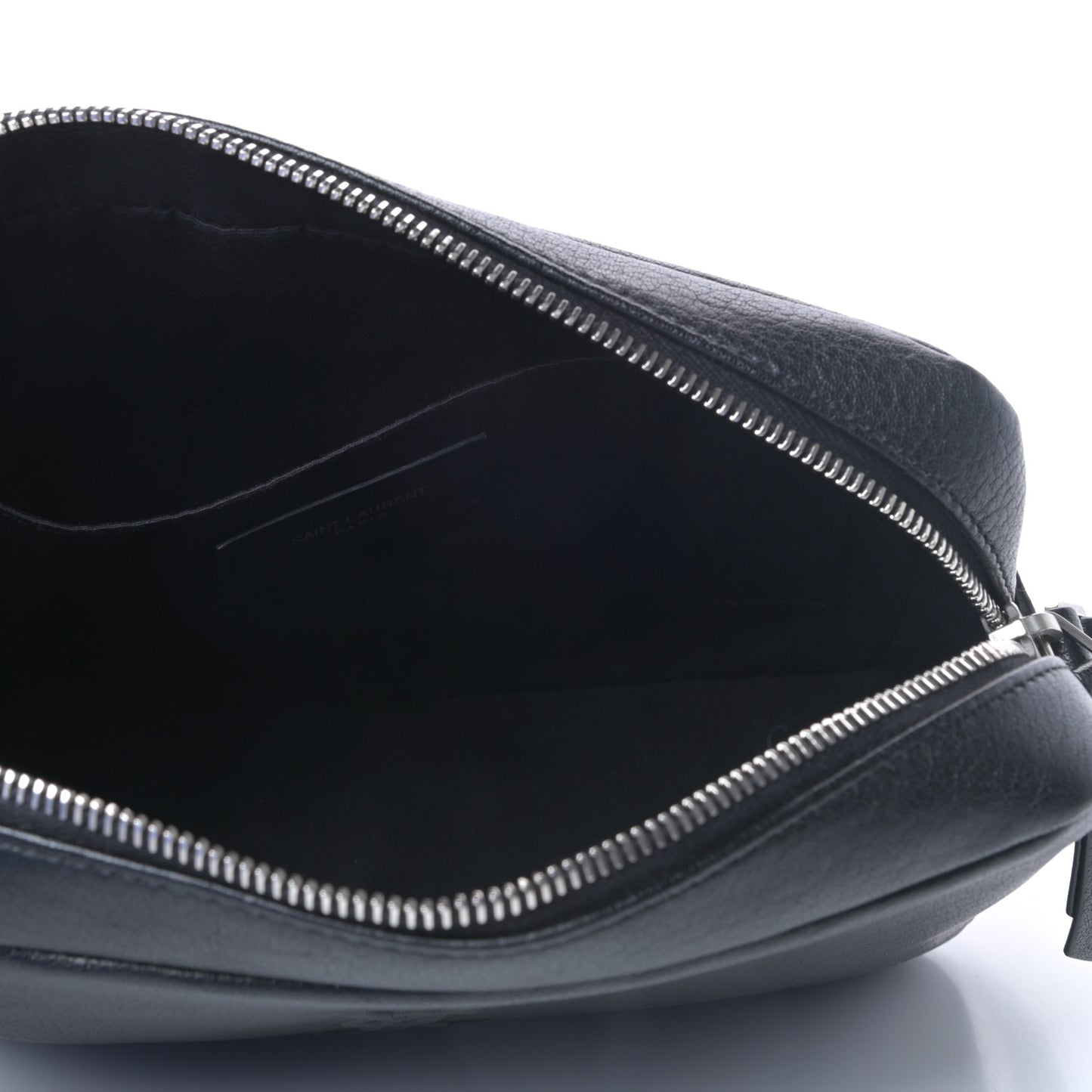 Lambskin Monogram Small Lou Camera Bag Black