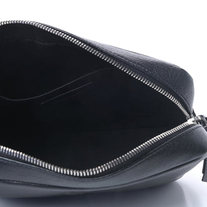 Saint Laurent Lambskin Monogram Small Lou Camera Bag Black 5 of 9
