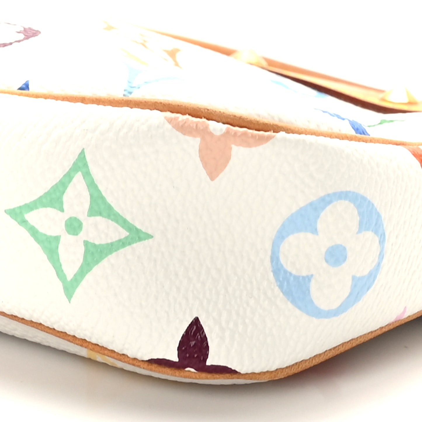 Monogram Multicolor Pochette Accessories White