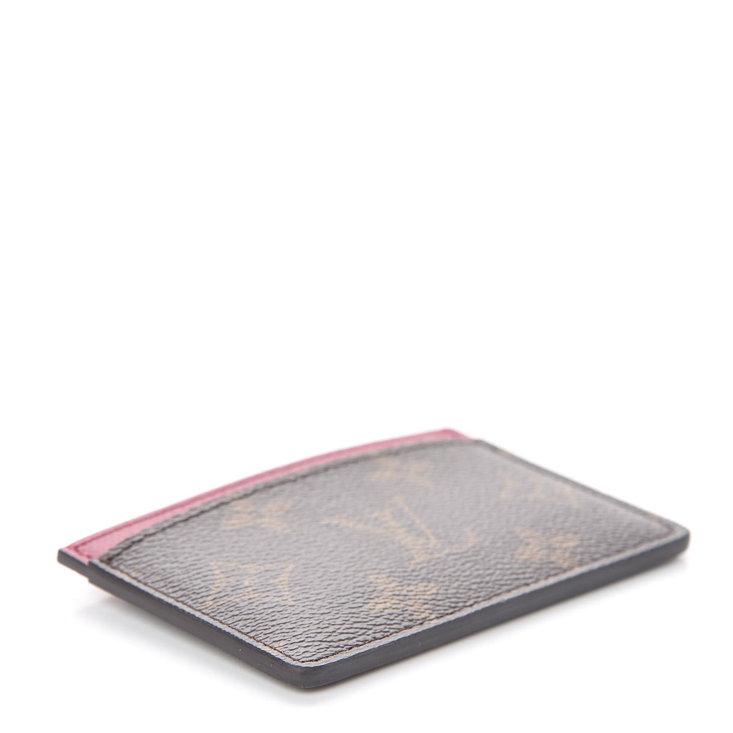Monogram Card Holder Fuchsia
