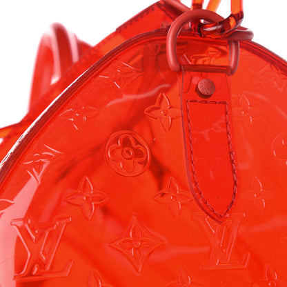 Louis Vuitton PVC Monogram Keepall Bandouliere 50 Grenadine Red 14 of 15