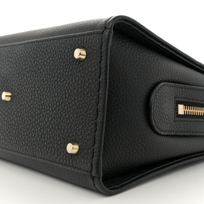 Chloe Grained Calfskin Small Edith Top Handle Bag Black 10 of 12