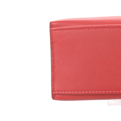 Hermes Swift Kelly Pochette Clutch Rouge Casaque 8 of 9