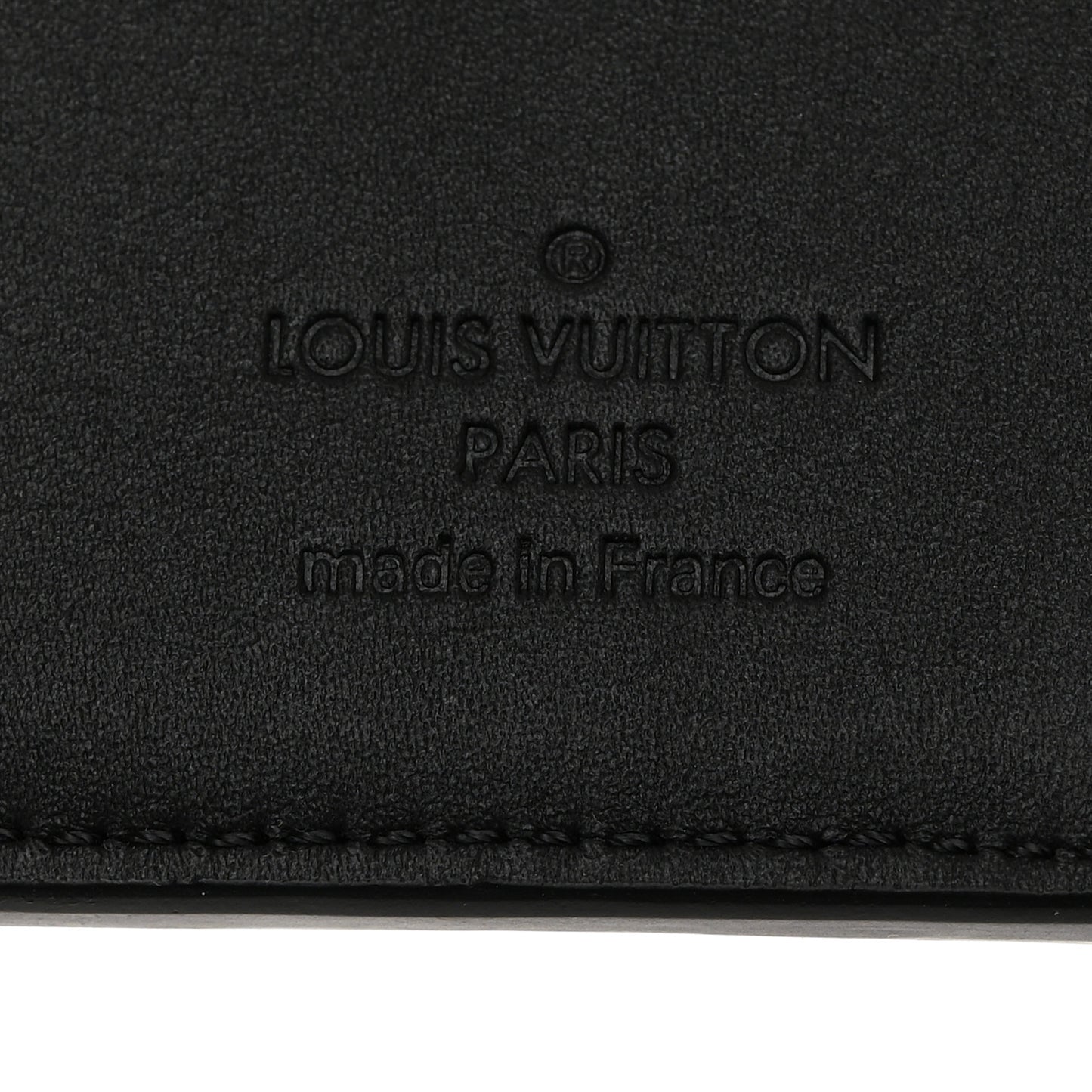 Calfskin Monogram Shadow Pocket Organizer Black