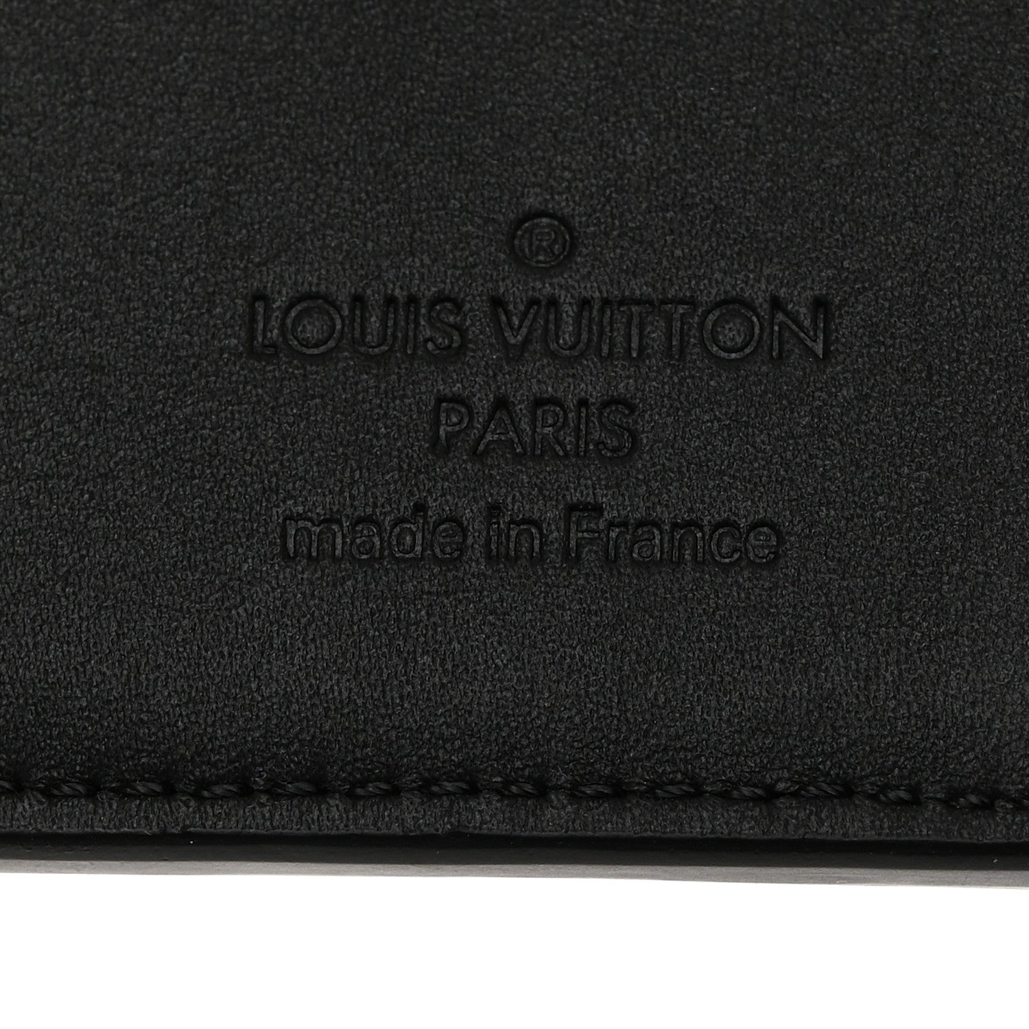 Louis Vuitton Calfskin Monogram Shadow Pocket Organizer Black 6 of 6