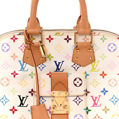 Louis Vuitton Monogram Multicolor Alma GM White 8 of 14