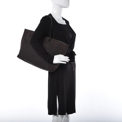 Fendi Zucchino Large Shopper Tote Brown 2 of 8