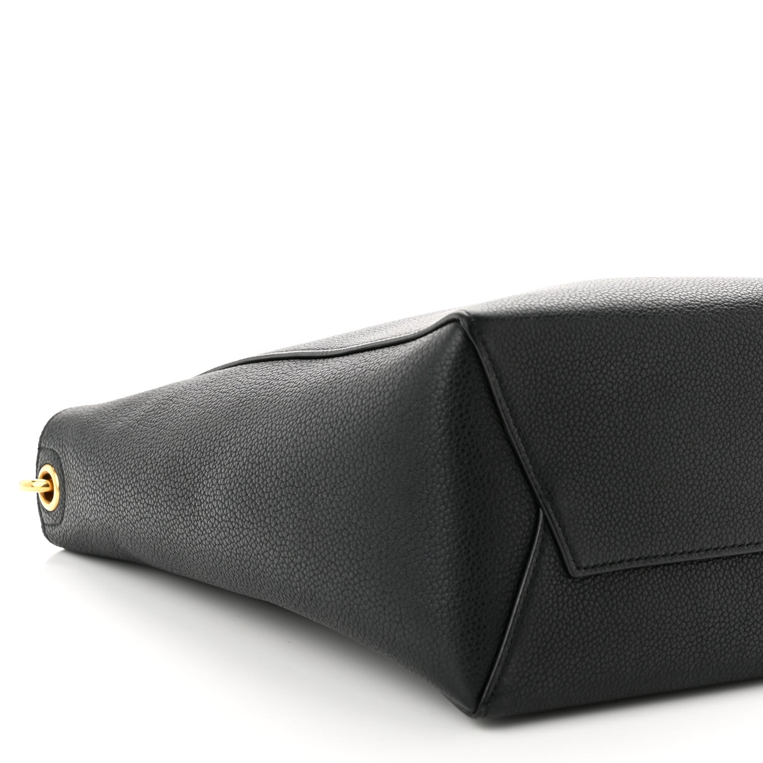 Celine Soft Grained Calfskin Small Sangle Bucket Bag Black 7 of 14