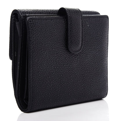 Chanel Caviar Timeless CC Compact Flap Wallet Black 3 of 8