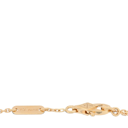 Van Cleef & Arpels 18K Yellow Gold Mother of Pearl Sweet Alhambra Bracelet 3 of 3