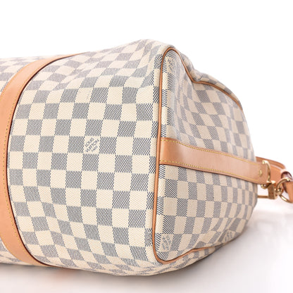 Louis Vuitton Damier Azur Keepall Bandouliere 45 14 of 14