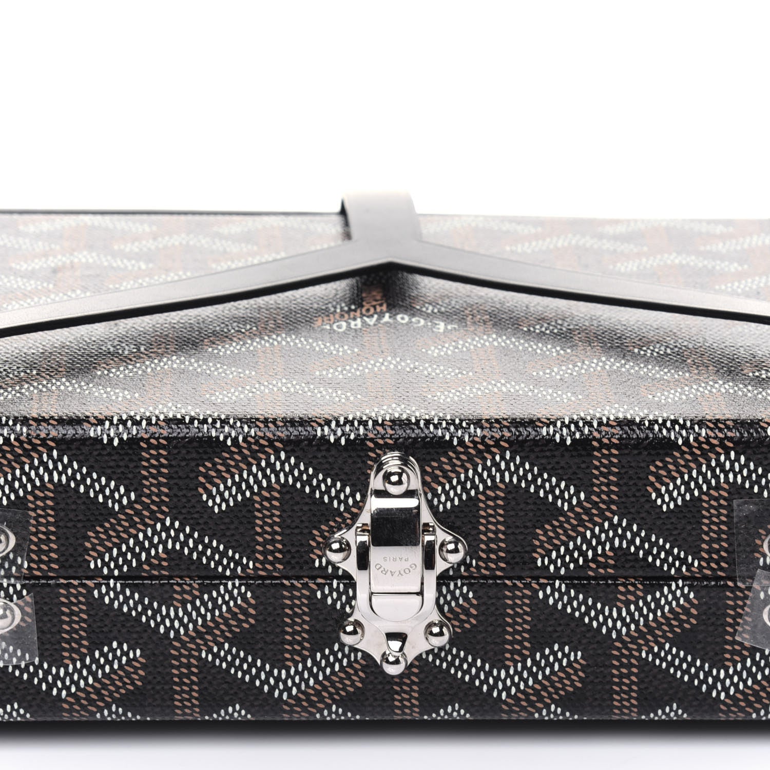 Goyard Goyardine Minaudiere Trunk Bag Black 10 of 11