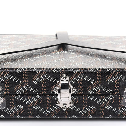 Goyard Goyardine Minaudiere Trunk Bag Black 10 of 11