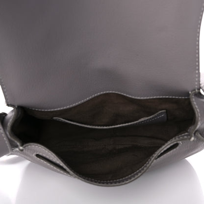 Chloe Calfskin Medium Marcie Round Crossbody Bag Cashmere Grey 5 of 12