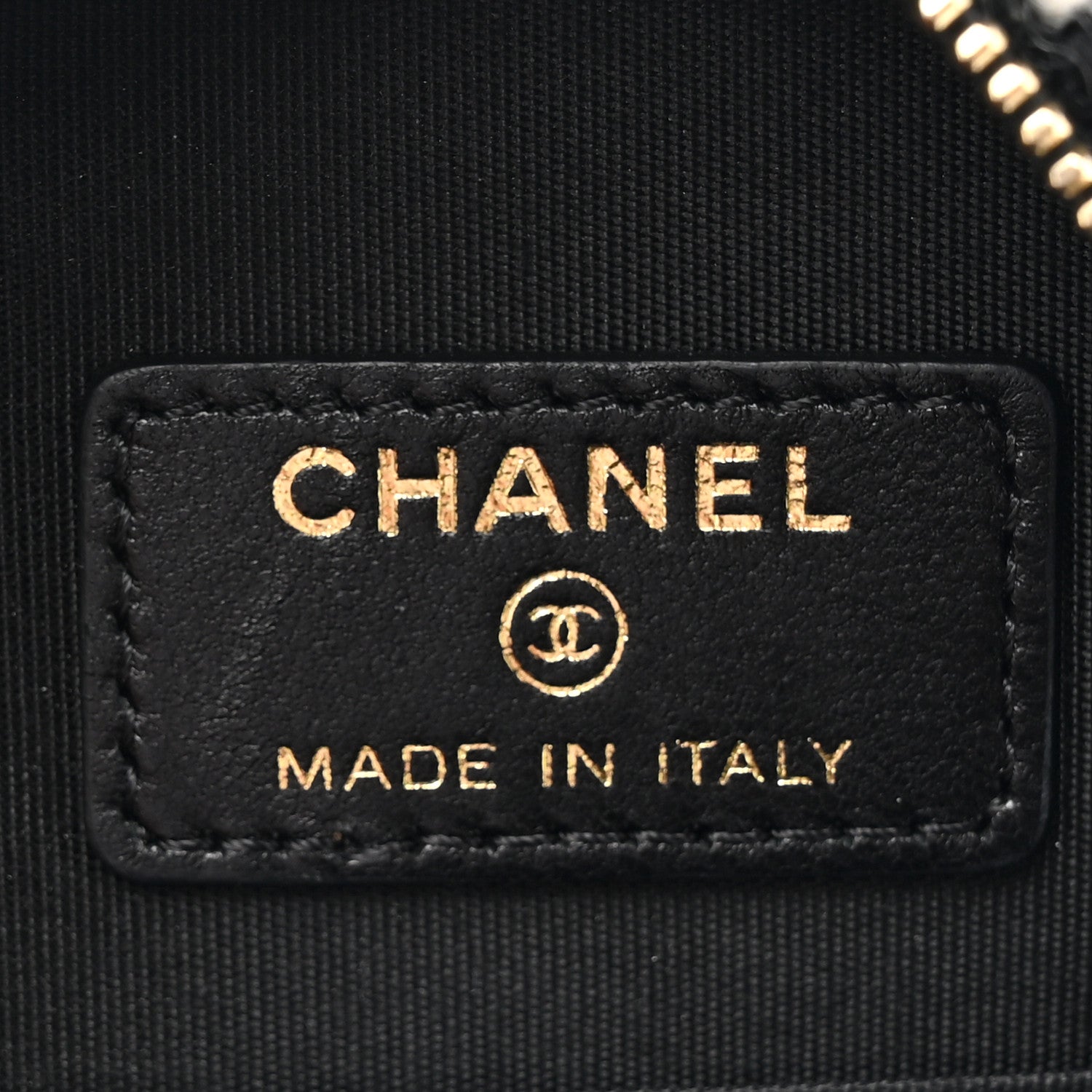 Chanel Wool Tweed Lambskin Quilted Chanel 19 Round Clutch With Chain and Coin Purse Black White 8 of 12