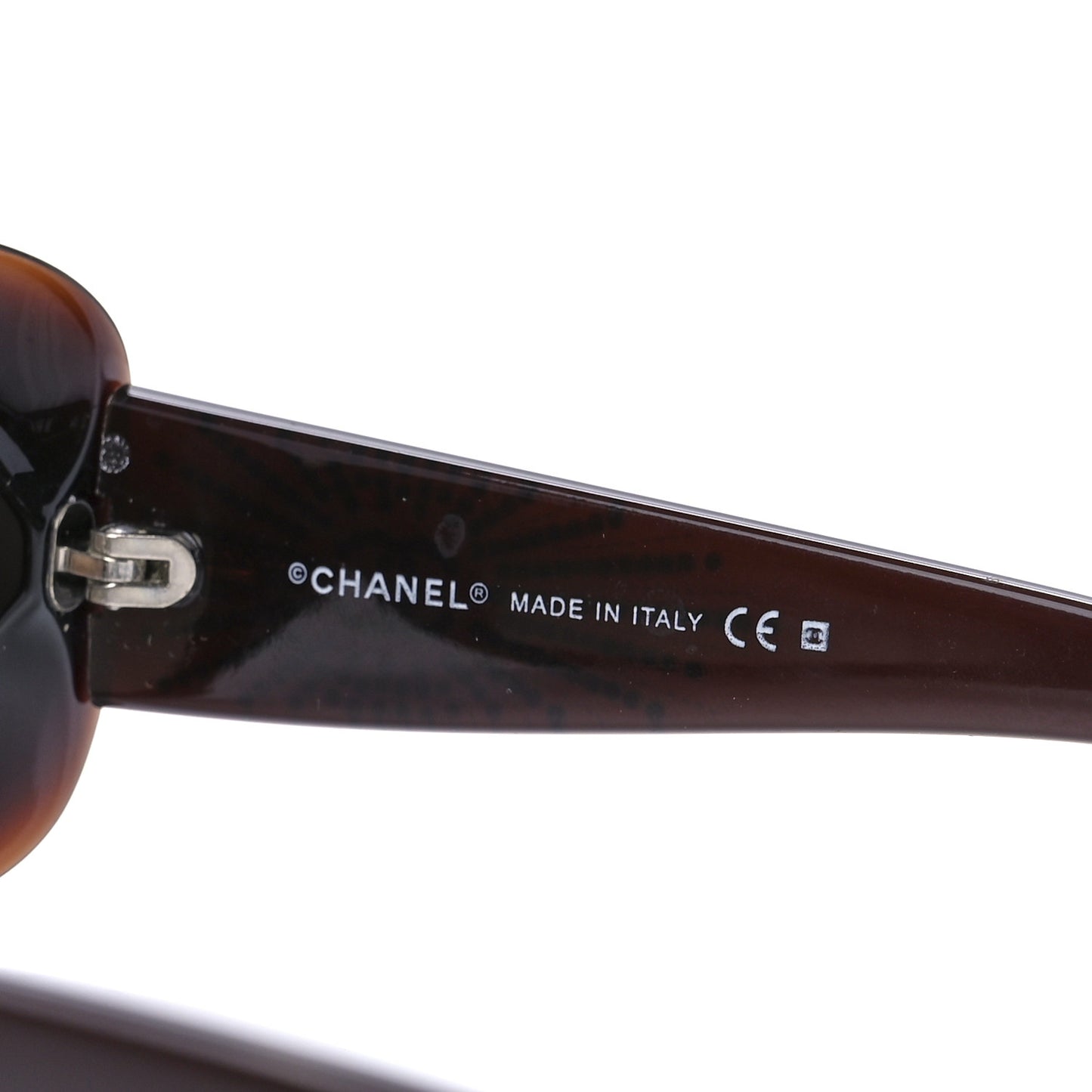 Crystal CC Logo Sunglasses 6026-B Brown