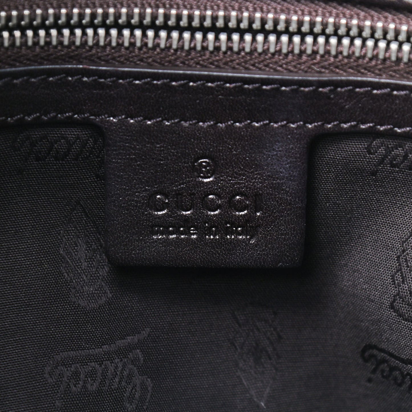 Guccissima Medium GG Twins Hobo Dark Brown