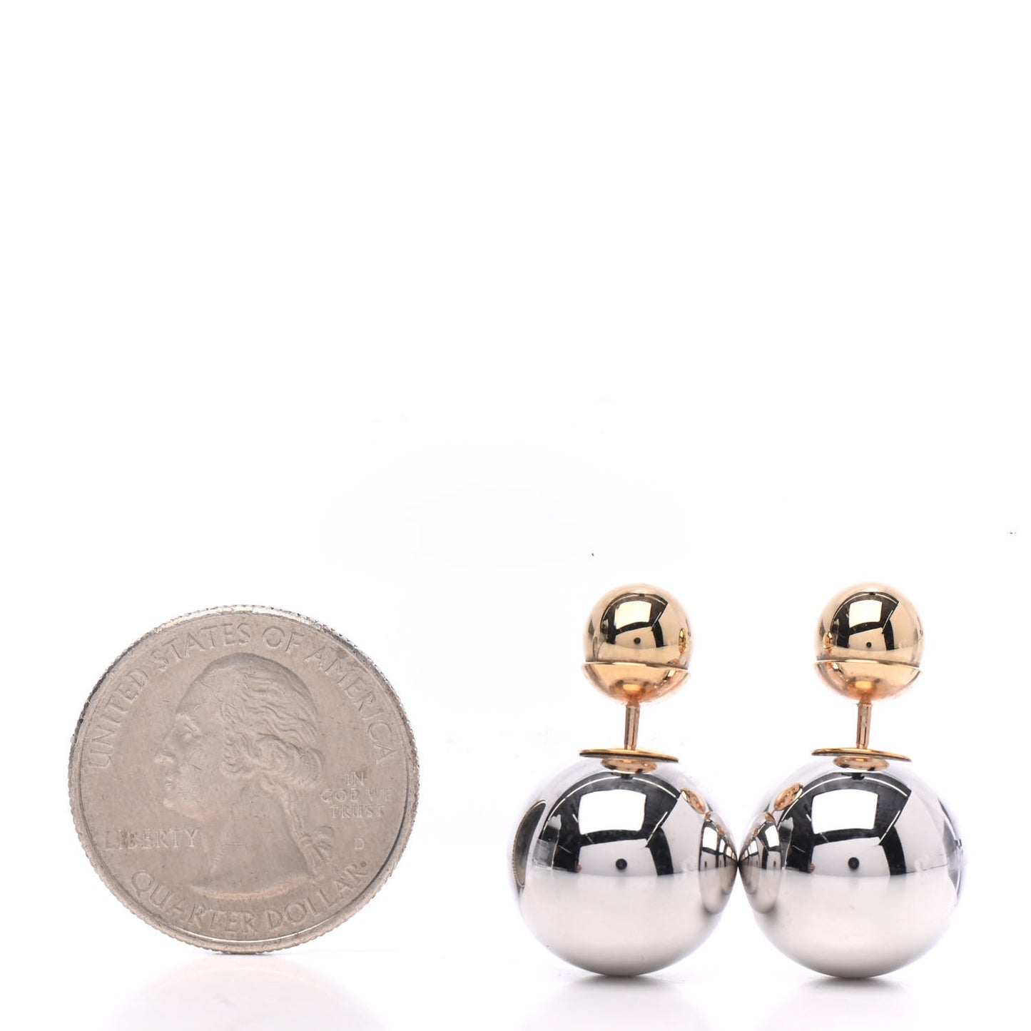 Mise En Dior Tribal Earrings Gold Silver