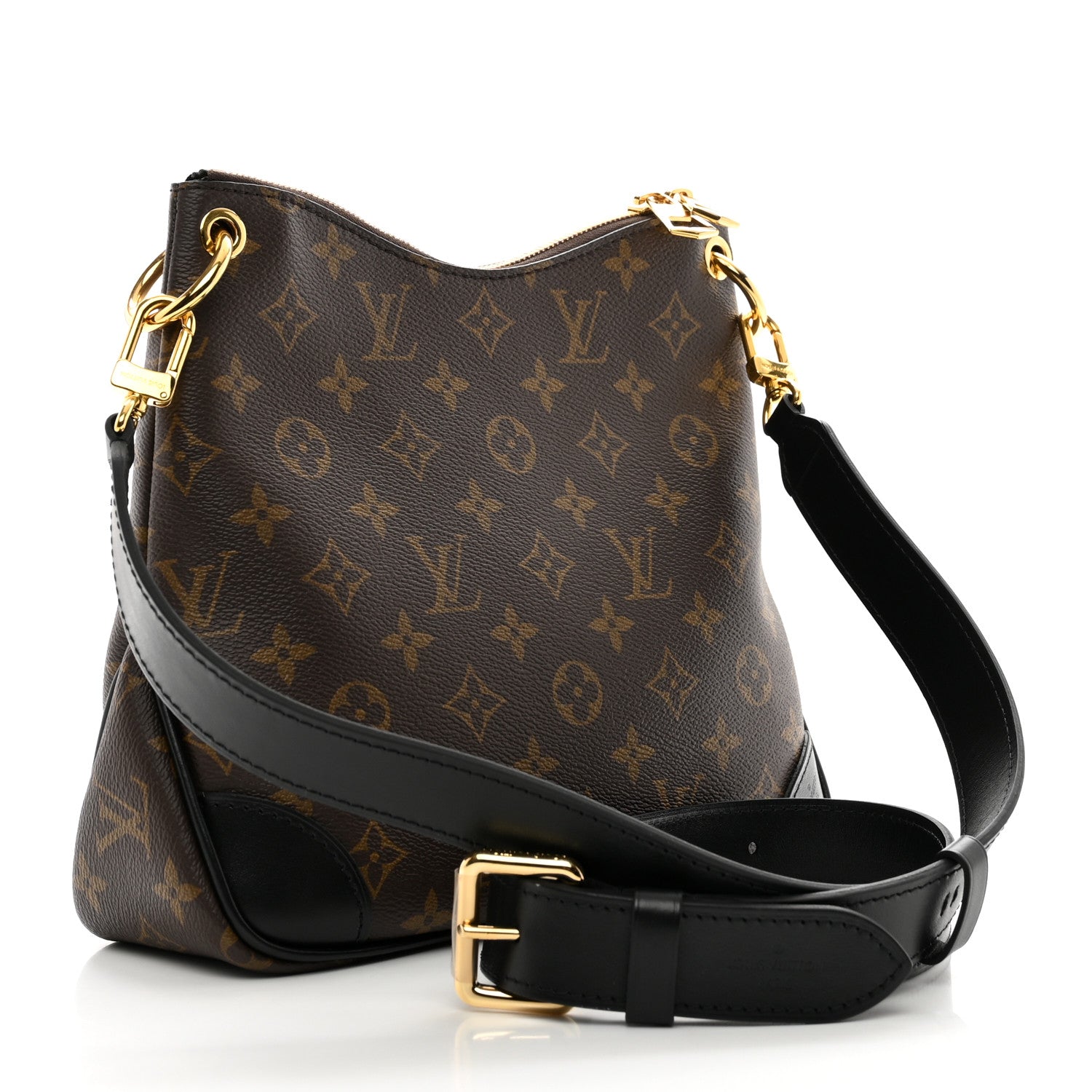 Louis Vuitton Monogram Odeon PM Black 3 of 9