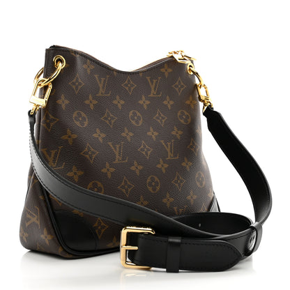 Louis Vuitton Monogram Odeon PM Black 3 of 9