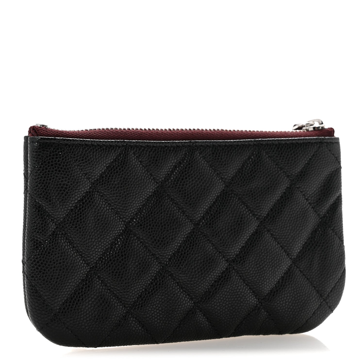 Chanel Caviar Quilted Small Cosmetic Case Black 3 of 8