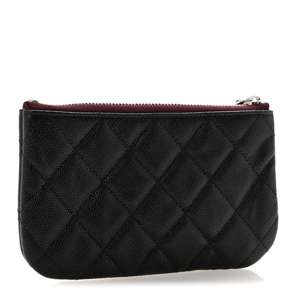Chanel Caviar Quilted Small Cosmetic Case Black 3 of 8