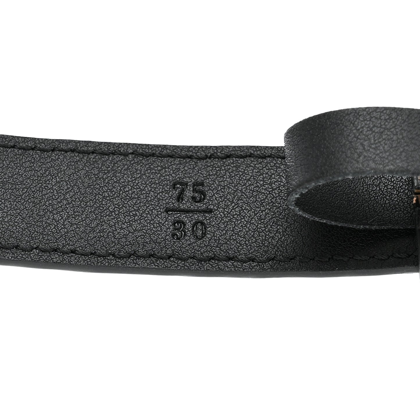 Vitello Century Bi-Color FF 1974 Embossed 2CM Belt 75 30 Maya Black