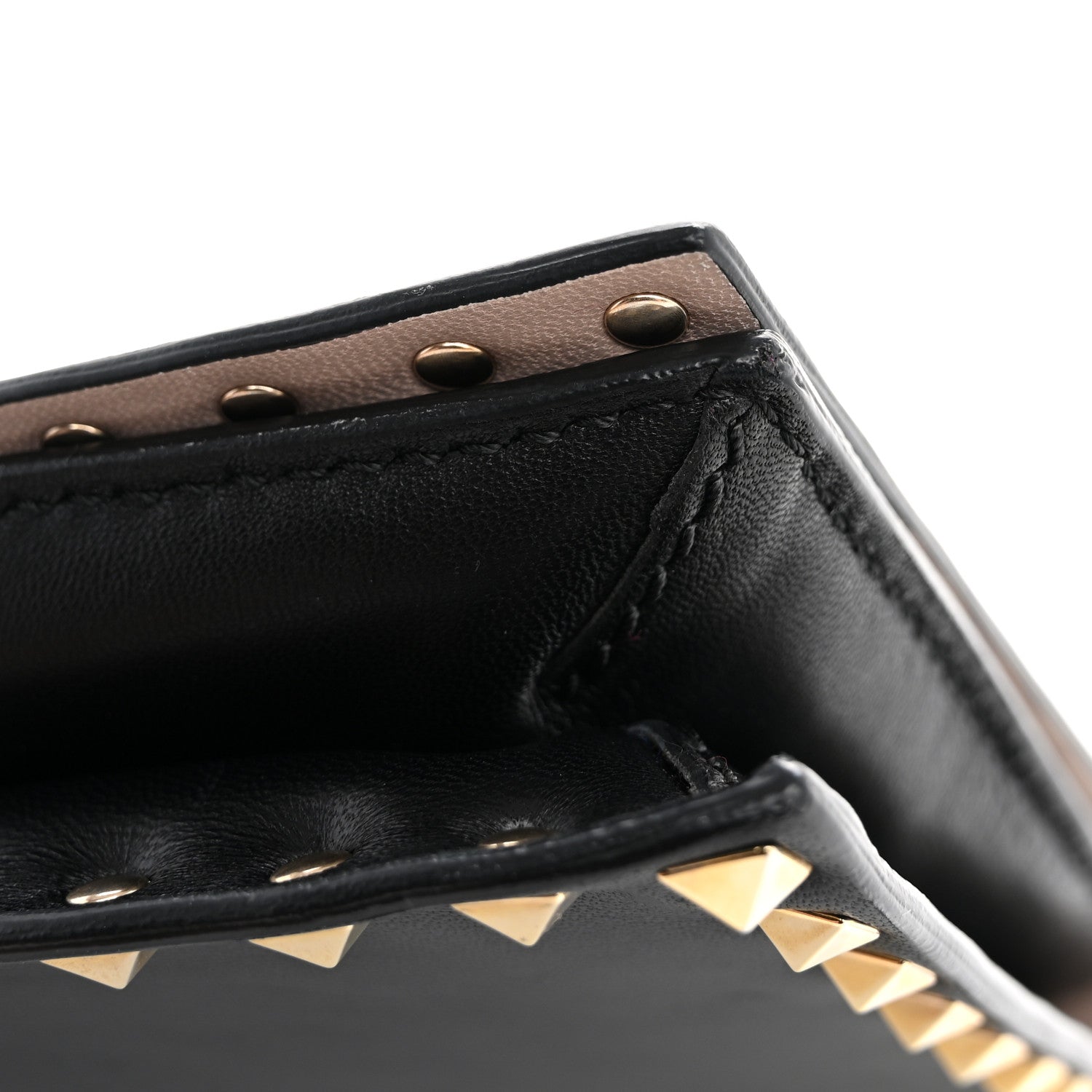 Valentino Garavani Nappa Rockstud Wristlet Clutch Black 15 of 15
