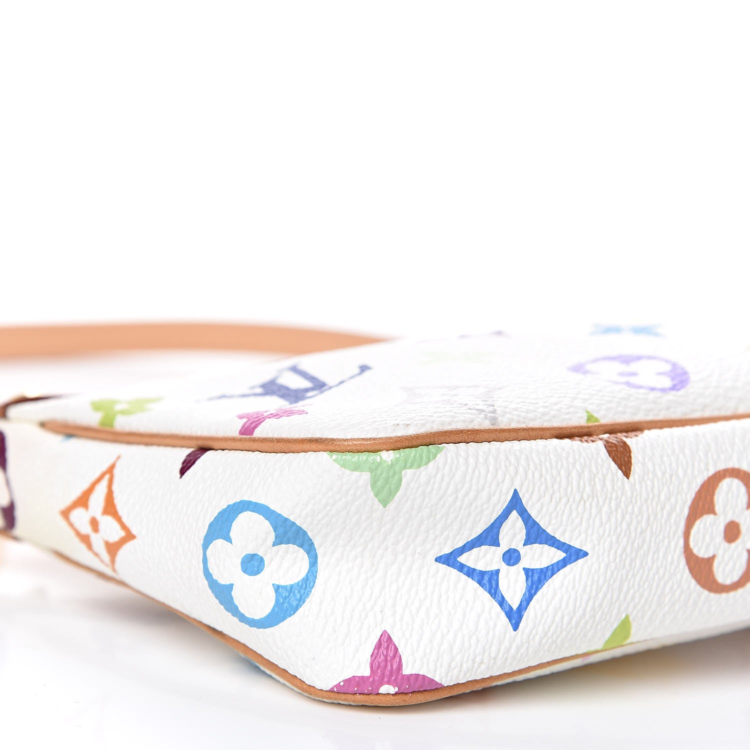 Louis Vuitton Monogram Multicolor Pochette Accessories White 8 of 11
