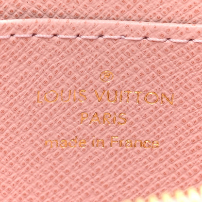 Louis Vuitton Damier Azur Zippy Coin Purse Rose Ballerine 7 of 8