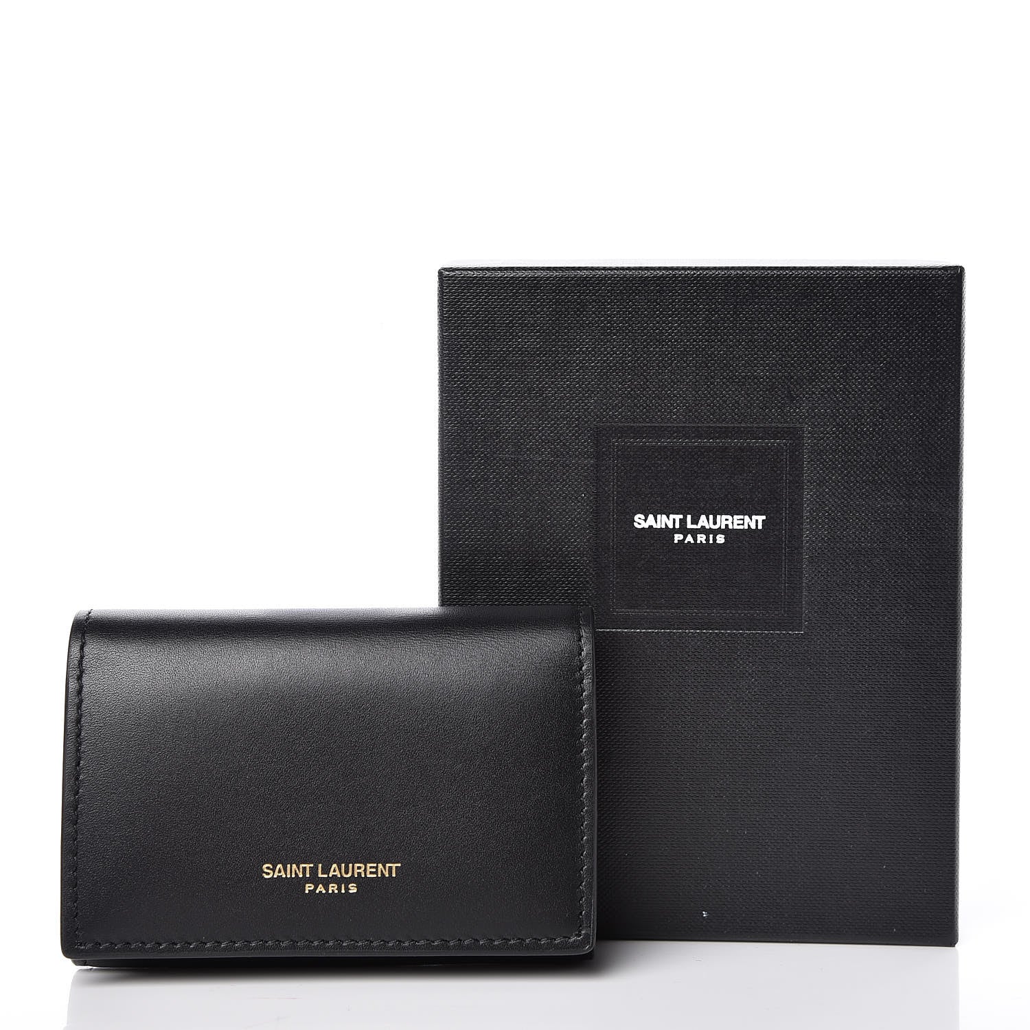 Saint Laurent Calfskin Key Holder Pouch Black 8 of 8