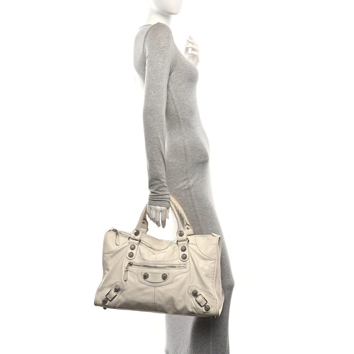 Agneau Giant 21 Silver Hardware Work White Light