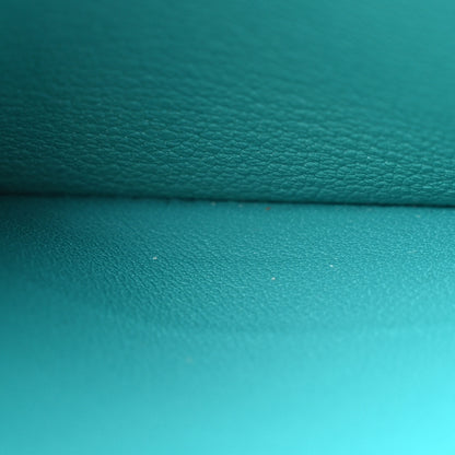 Hermes Chevre Mysore Kelly Longue Wallet Bleu Paon 16 of 18