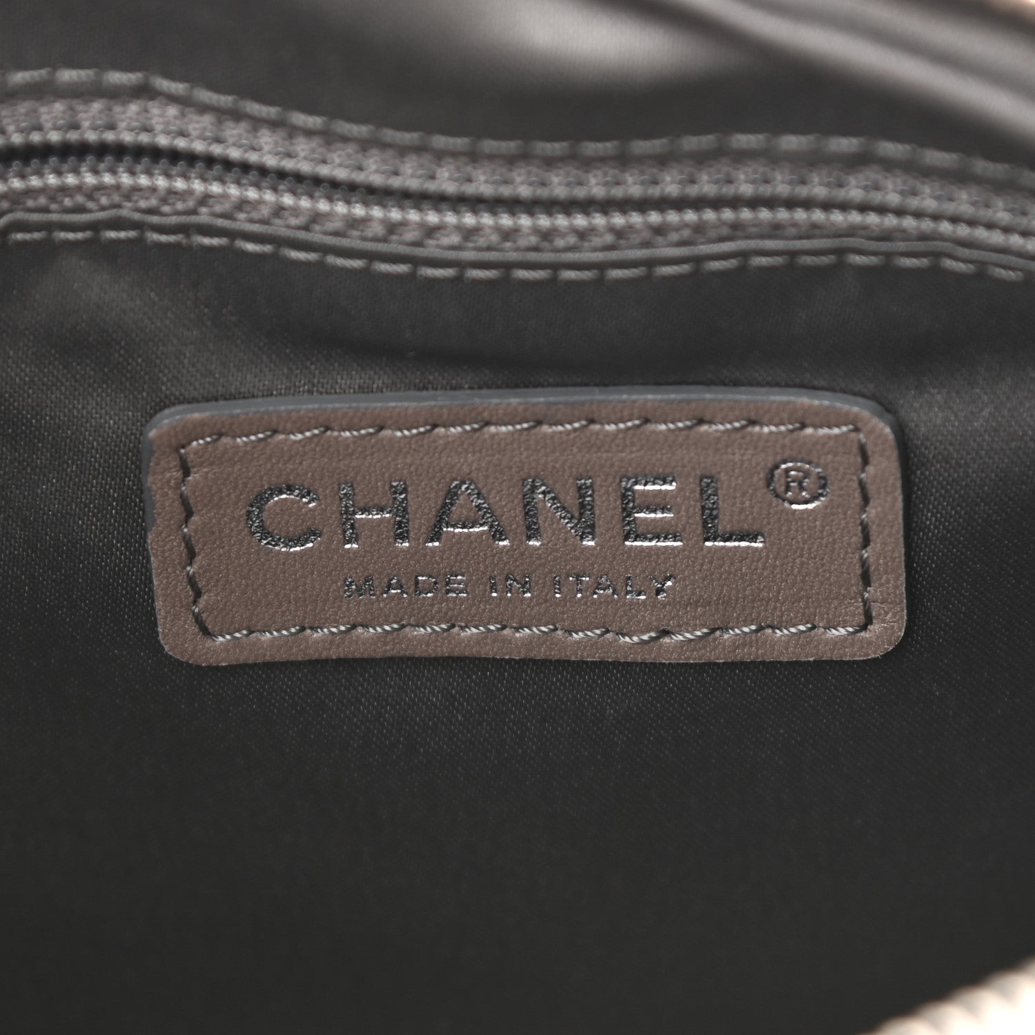 Chanel Lambskin LAX East West Shoulder Bag Ivory 5 of 9