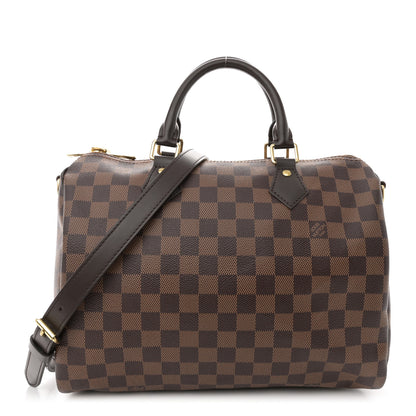 Louis Vuitton Damier Ebene Speedy Bandouliere 30 1 of 10