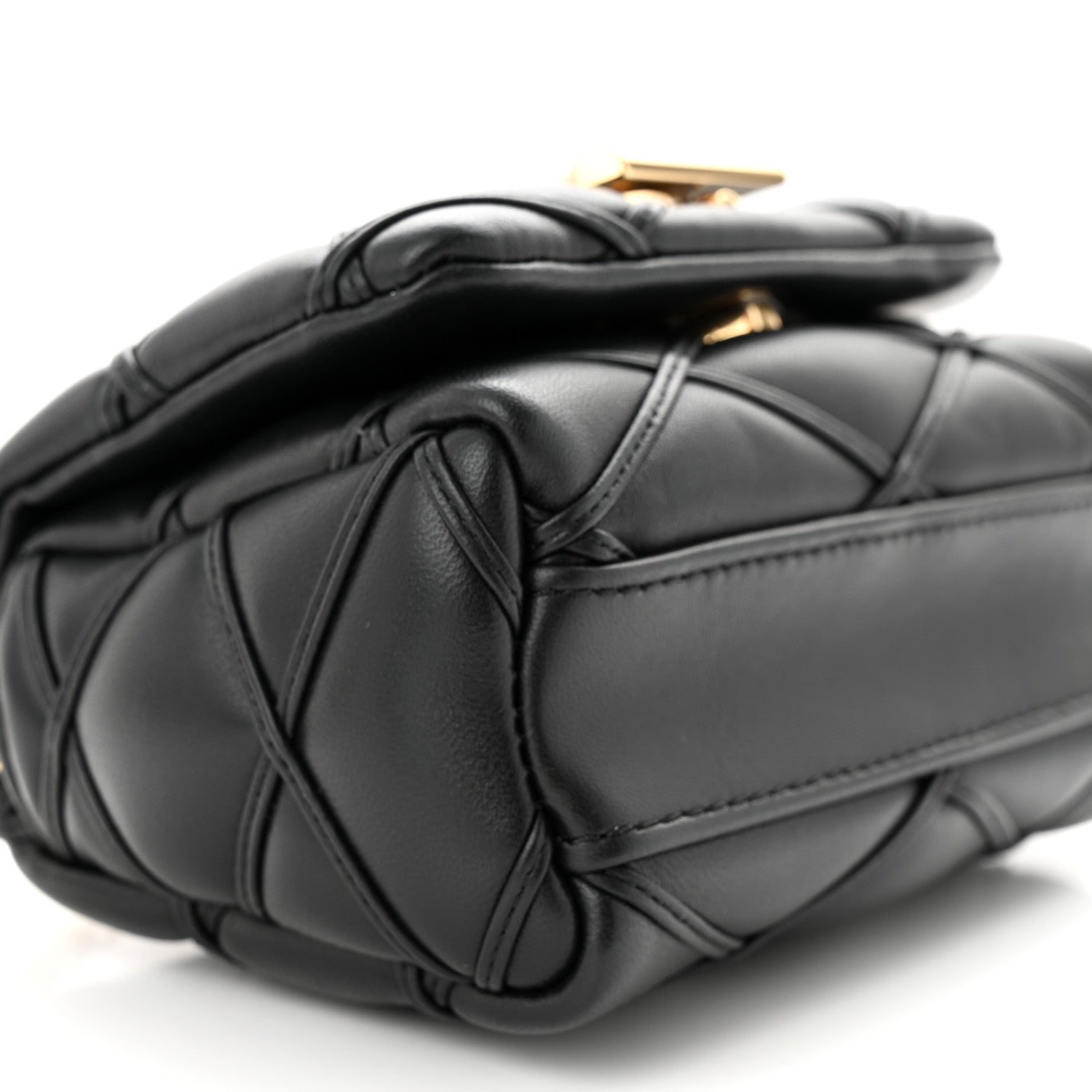 Louis Vuitton Lambskin Malletage Pico GO-14 Black 10 of 12