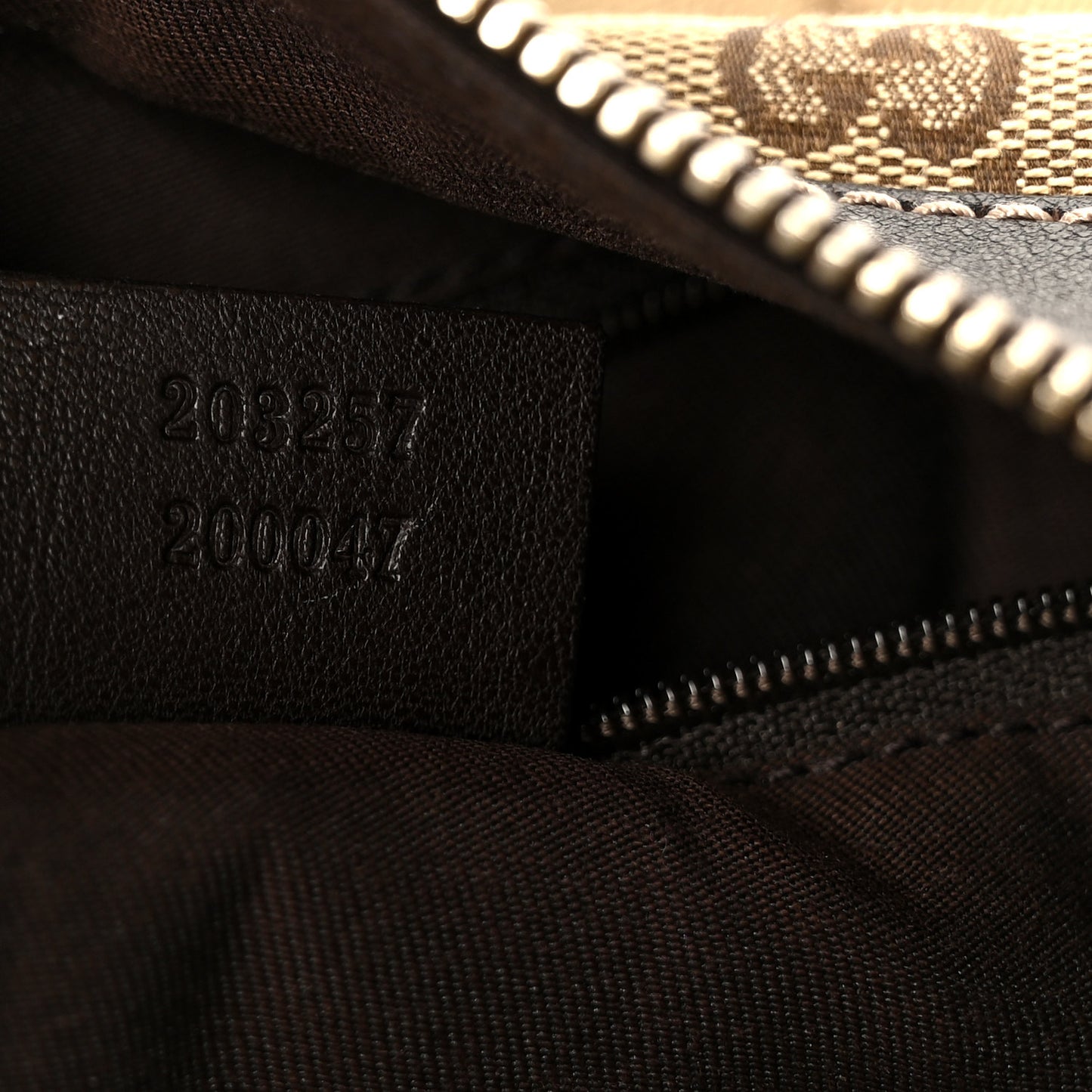 Monogram Small D Gold Ring Messenger Dark Brown
